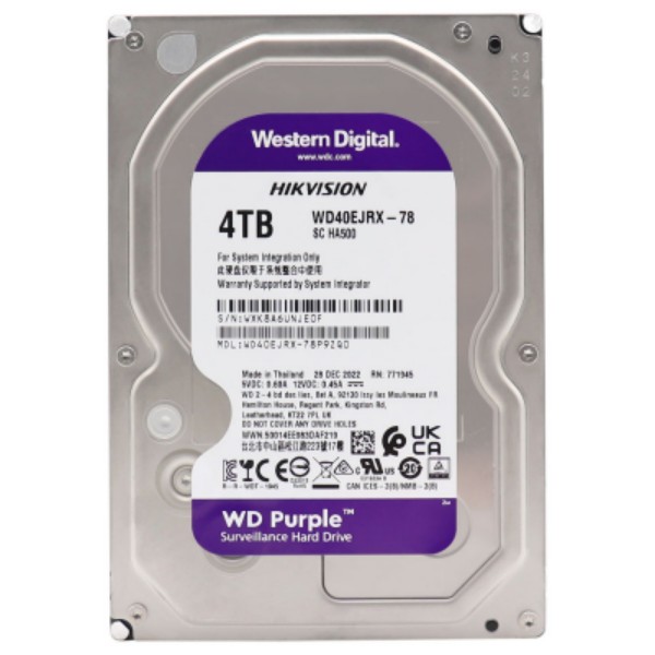 China WD Purple 4TB Surveillance Internal Hard Drive Disk 3.5″ HDD HD  Harddisk for CCTV DVR NVR Manufacture and Factory | Tianfeng